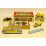 Dinky Toys and Lesney, A plastic Dinky Toys 785 Service Station (with some damage) together with a