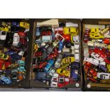 Unboxed Diecast Vehicles, A collection of mostly 1:43 scale modern private vehicles, by various