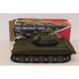 Cherilea for Action Man, A boxed Cherilea Toys, Char D'Assault Sheridan tank, (top hatch broken