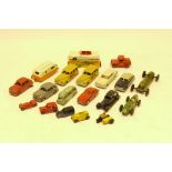 Playworn/Restored/Repainted Dinky Vehicles, Pre and post war vehicles, including 132 Packard
