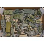 Playworn/Restored/Repainted Military Vehicles, A collection of pre and post war vehicles including