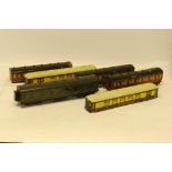 Leeds Model Co O Gauge Coaching Stock Projects, including 3 paper-sided Pullman cars sans bogies,