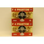 Armour Collection Aircraft Models, A boxed duo of 1:48 scale models of US.Navy F4 Phantom