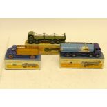 Playworn Dinky Commercial Models, A trio, comprising a boxed 531 Leyland Comet, a boxed 504 Foden 14