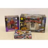 Star Trek 1980s/90s, A boxed trio comprising a 1989 limited edition 5350 Dr McCoy action figure by
