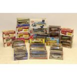 Boxed Bus and Coach Models, A boxed collection of 1:76 and 1:43 scale examples including some