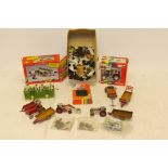 Diecast and Plastic Post war Farm Figures and Accessories, A boxed Britains 9502 MF 362 tractor