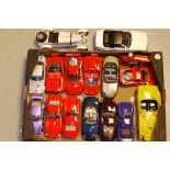 Unboxed 1:18 and 1:24 Scale Models, A collection of vintage and modern vehicles including examples