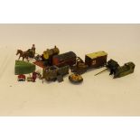 A Bowman Model 180 Live Steam Stationary Engine with Assorted Incomplete Trains and Toys, the engine