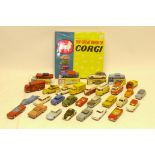 Playworn/Restored/Repainted Corgi Vehicles, A collection of post war private, commercial and