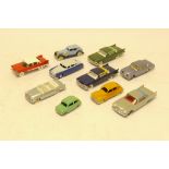 Restored/Reissued Dinky Vehicles, A group of pre and post war vintage private vehicles, F-G, (10)