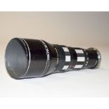 A Corfield Tele-Lumax Lens, 240mm f/4.5 M42 mount, barrel G, elements VG