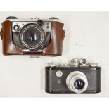 Two Periflex 35mm Cameras, models I and Gold Star