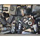 35mm Cameras, mostly compact examples including Olympus, Yashica and others