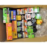 A Box of Camera Film, mostly 35mm Ilford, Agfa, Fujicolor a Kodachrome II 16mm and and fujicolor 120