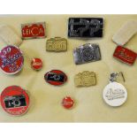 Leica Badges, a collection of 12 badges