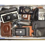 Compact and Folding Cameras, including an Olympus XA2, Pentax ESPIO 115M, an Agfa Billy and other