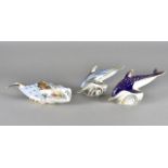 Royal Crown Derby, three paperweights, Oceanic Whale exclusively for the RCD collectors club, the