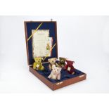 A Steiff Limited Edition British Collector’s Baby Bear Set 1994-1998, 1454 of 1847, in original