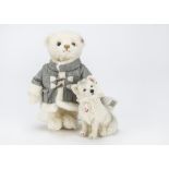 A Steiff Limited Edition Duffle teddy bear, 215 of 1500 and Snow Fox Xorry, 149 of 1500, in original