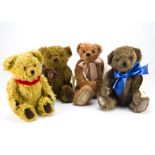 Dean’s Rag Book Co Limited Edition teddy bears: Sue Tolcher Tearose, 60 of 250; Arthur, 17 of