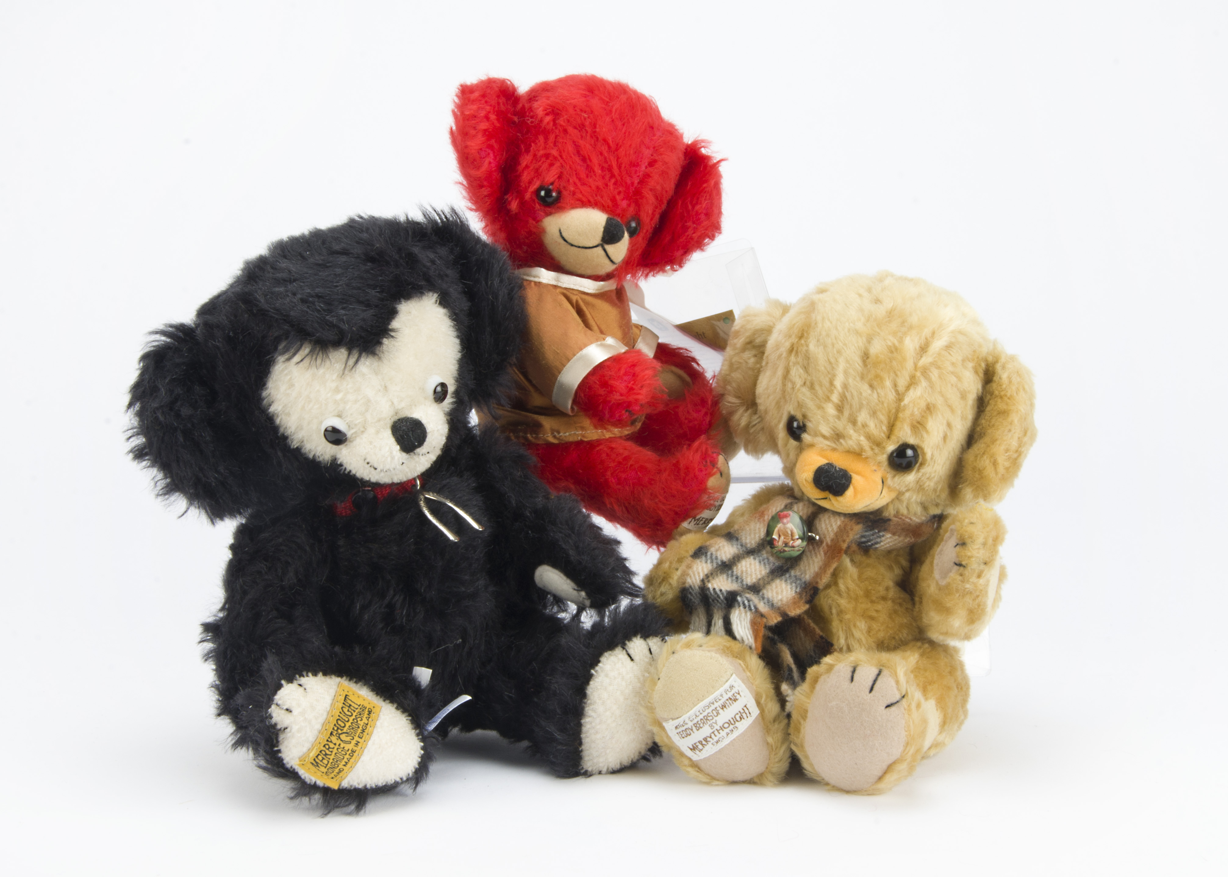 Three Merrythought Limited Edition Cheeky Teddy Bear: Aloysius, 198 of 1000 - 10½in. (27cm.) high;