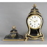 An early 20th Century Zenith bracket clock, by Turler Zurich-Bern, black painted surround and