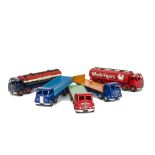 Fully Restored Dinky Toy Fodens, Foden Diesel 8-wheel Wagon, Foden Flat Truck with Tailboard,