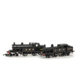 Kitbuilt OO Gauge Ex-LNWR and L&YR Tank Locomotives, both from white-metal body kits, comprising