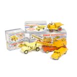 Dinky Toys Construction Vehicles, 972 Coles Lorry Mounted Crane, 933 Leyland Cement Wagon, 965