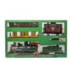 A Bachmann G-Scale 'Big Hauler' Radio-Controlled American 4-6-0 Freight Set, the loco and tender