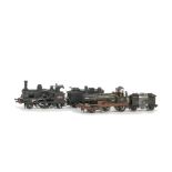 Kit- or Scratch-built OO Gauge Early Pre-grouping Locomotives and Tenders, comprising an ex-LNWR 2-