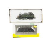 Trix HO Gauge Steam Locomotives, 2430 2-4-4T in green DX11 No 2230 and 22567 EB 3/5 2-6-2T No