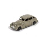 A Dinky Toys 39d Buick Viceroy Saloon, fawn body, black ridged hubs, G-VG