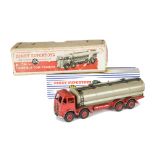 Dinky Supertoys 504 Foden 14-Ton Tanker, 1st type dark blue cab and chassis, mid-blue tanker,
