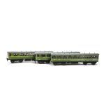 An ACE Trains O Gauge 3-rail C1E/s 3-Coach Electric Multiple Unit Set, in SR green with grey