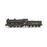 A Kitbuilt OO Gauge Ex-L&Y Railway 'Long Tom' 0-8-0 Locomotive and Tender, nicely-made from a