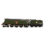 An ACE Trains O Gauge 2/3-rail E/9 'Bulleid Pacific' Class Locomotive and Tender, in lined BR