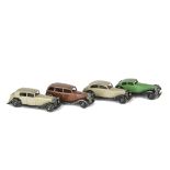 Dinky Toys 30 & 36 Series Cars, 30c Daimler, fawn body, plain chassis, 36a Armstrong Siddley,