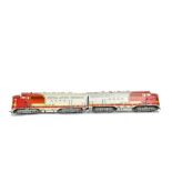 A Vintage Marx O Gauge 3-rail Electric American F7 Diesel Locomotive Set, comprising powered and