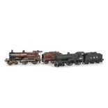 Kitbuilt OO Gauge MR/LMS 'Compound' Locomotives and Tenders, comprising a Midland example from