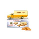 A Dinky Supertoys 930 Bedford Pallet Jekta Van, orange/yellow body, yellow grooved hubs, three