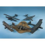 A collection of Airfix and similar kit built RAF and British aircraft, in three boxes, various