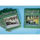 Motor Racing, a collection of approx 130 copies of "Motor Sport" magazine, from the 1960's . (3)