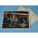 Of railway interest, an Orient Express poster and an Orient Express PR brochure, together with a