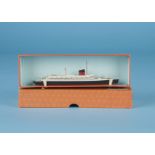 A Bassett-Lowke wooden 1:1200 Waterline Model of French Line Ocean Liner "SS Champlain", 1931-