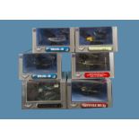 A group of six modern Air Signature diecast WWII Series aeroplanes, 1:48 scale, including two