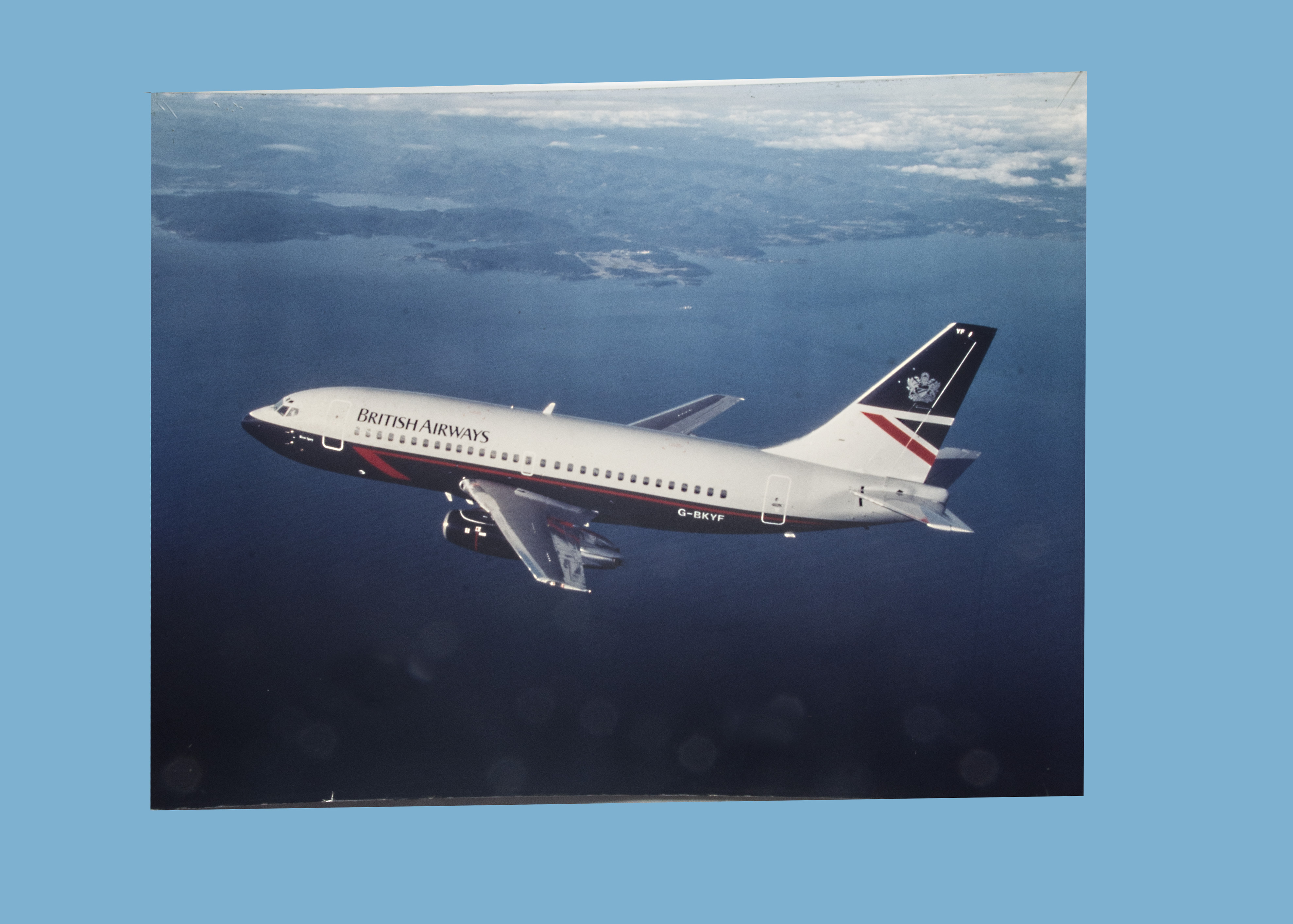 Five 1980s large British Airways travel agents photograpic display boards, one large square - Image 3 of 5