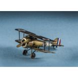 WWI RFC Sopwith Camel trench-art model, A good artificer-built model of the front-line fighter of