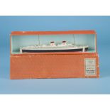 A Bassett-Lowke wooden 1:1200 Waterline Model of Italian Line Ocean Liner "SS Rex", 1931-1944,